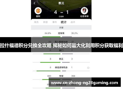 拉什福德积分兑换全攻略 揭秘如何最大化利用积分获取福利